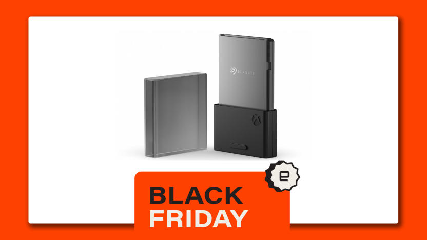 Seagate storage expansion card with Black Friday overlay