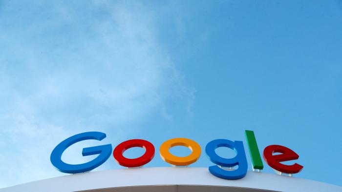 FILE PHOTO: The Google logo is seen on the Google house at CES 2024, an annual consumer electronics trade show, in Las Vegas, Nevada, U.S. January 10, 2024. REUTERS/Steve Marcus/File Photo