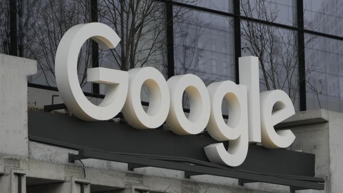 FILE - The Google building is seen in New York, Feb. 26, 2024. (AP Photo/Seth Wenig, File)