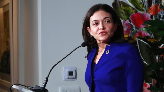 Sheryl Sandberg, COO of Facebook and current chair of the Global Internet Forum to Counter Terrorism (GIFCT), gives a news conference on the sidelines during the 2019 United Nations Climate Action Summit at U.N. headquarters in New York City, New York, U.S., September 23, 2019. REUTERS/Yana Paskova